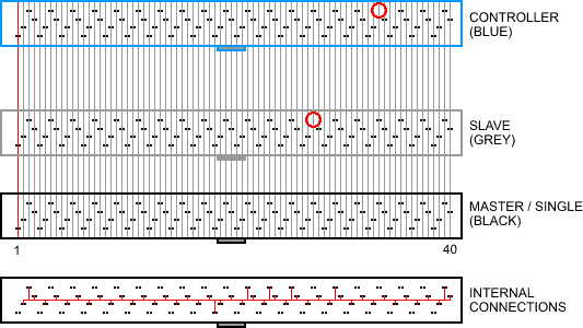 ATA 66/100 cable (back view)