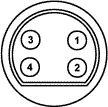 Lowrance serial connector (4PIN)