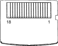 18 Pin xD-Picture Card Connector