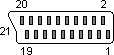 21 PIN SCART FEMALE