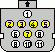 11 pin Alcatel BH4 cell phone special connector layout