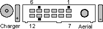 12 pin Nokia 8110 cell phone special connector layout