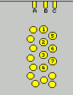 17 pin Nokia 6630 cell phone special connector layout