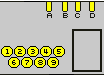 9 pin Nokia 7210 cell phone special connector layout