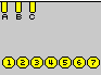 7 pin Nokia 7390 cell phone special connector layout