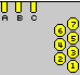 7 pin Nokia N70 cell phone special connector layout