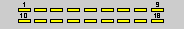 18 pin cell phone 2 rows special connector layout