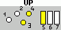 7 pin Panasonic cell phone special connector layout