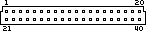 40 pin Toshiba special connector layout